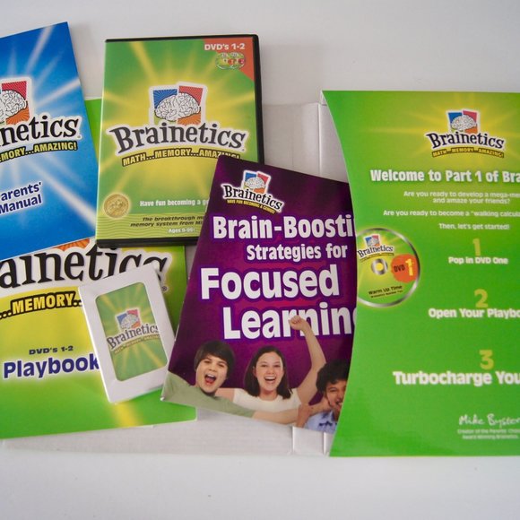 Brainetics Breakthrough Math And Memory System New Part 1 and Part 2 - Picture 3 of 6